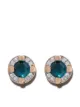 Image 1 of Pomellato 18kt rose gold M'ama non m'ama blue topaz and diamond earrings