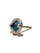 Pomellato 18kt rose gold M'ama non m'ama blue topaz and diamond earrings