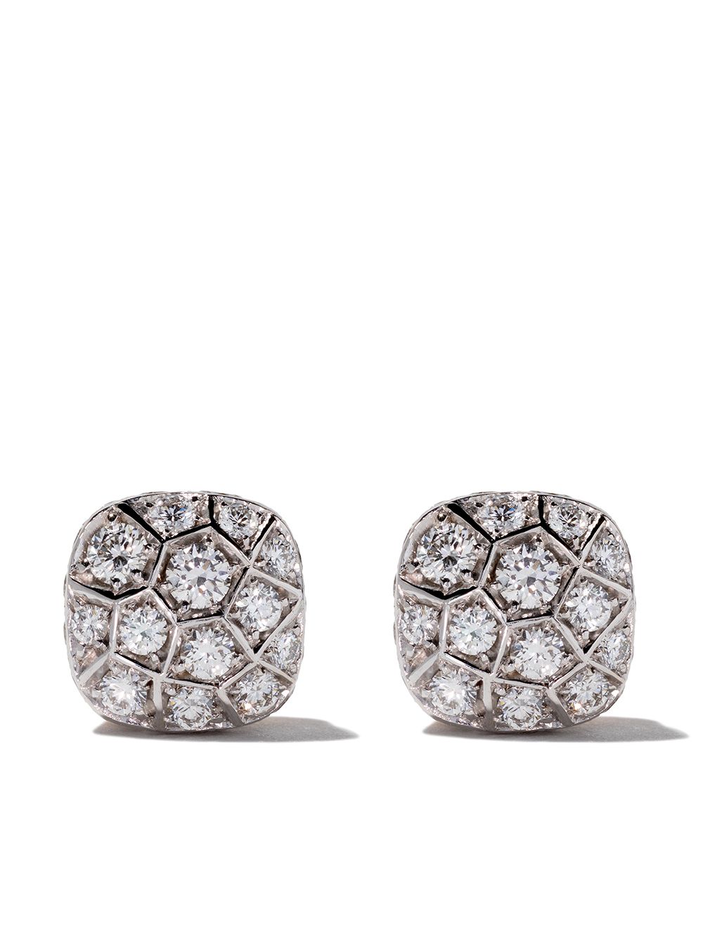 фото Pomellato 18kt rose gold and 18kt white gold nudo earring