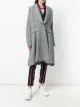 Golden Goose flared plaid coat