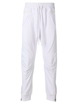 zip cuff track pants