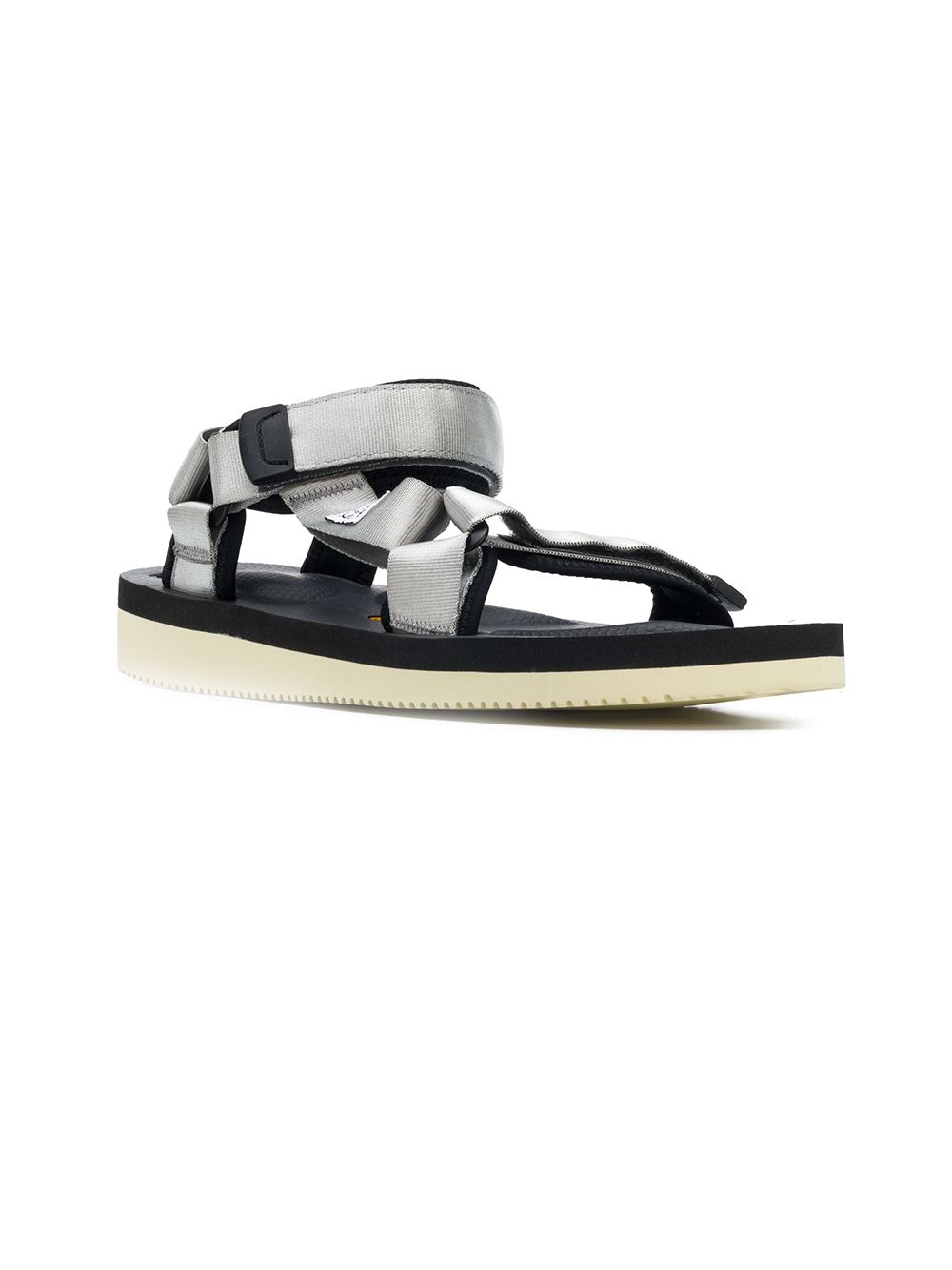 Shop Suicoke Webbing Strap Sandals In Grey