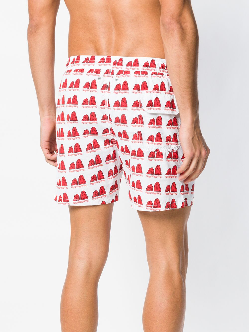 фото Capricode шорты для плавания с принтом 'Faraglioni'