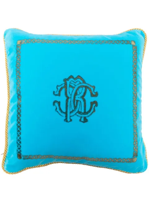 Roberto Cavalli Home cojín Venezia con logo