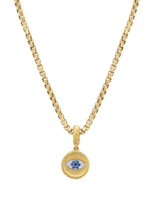 David Yurman Micro Pavé© Open Heart ダイヤモンド ペンダント 18K