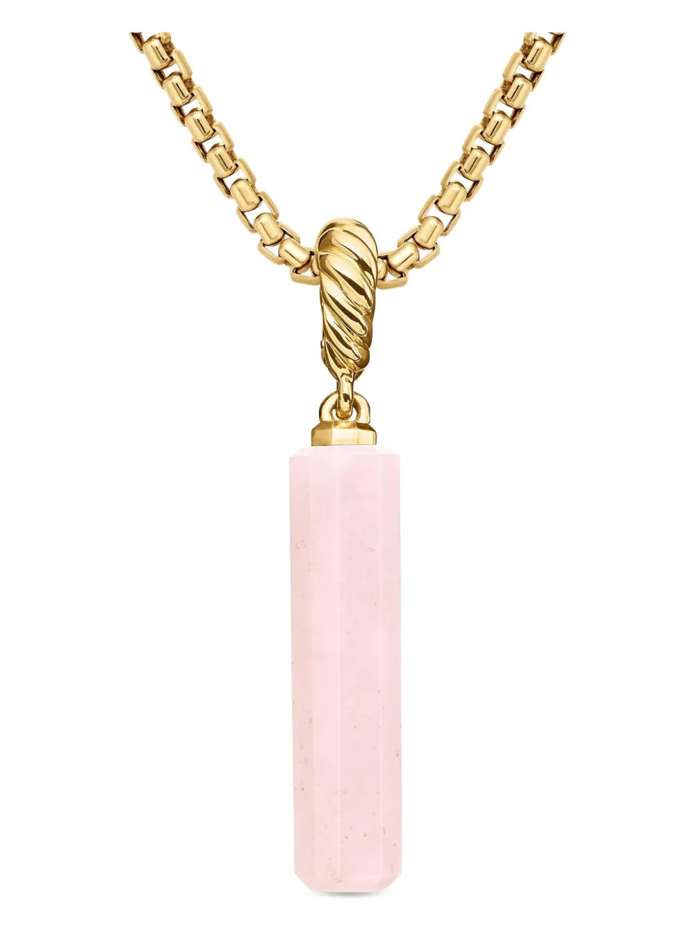 David Yurman 18kt yellow gold Barrel opal amulet (20mm) | Gold | Image 1