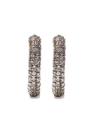 David Yurman 18kt Yellow Gold Pee Pavé Diamond Huggie Hoop David Yurman 18kt Yellow Gold Pee Pavé Diamond Huggie Hoop Earrings
