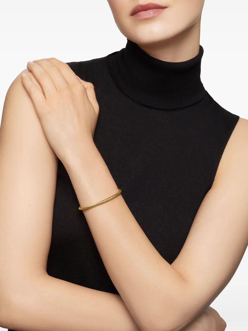 David Yurman  18kt yellow gold Modern Cablespira bracelet (4mm) | Image 2