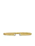 David Yurman 18kt yellow gld Modern Cablespira diamond bracelet (4mm) - Gold
