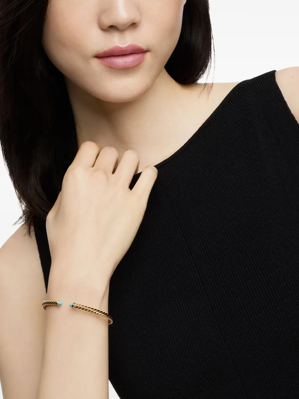 David Yurman 18kt yellow gold Modern Cablespira bracelet (4mm) | Image 2