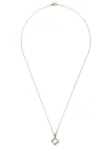 David Yurman 18kt yellow gold Cable Collectibles Quatrefoil diamond necklace