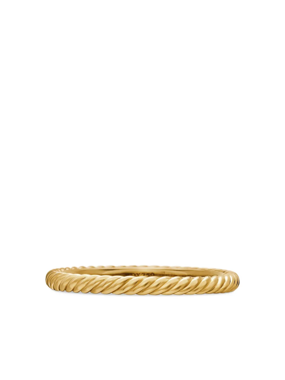 David Yurman 18kt yellow gold Cable Collectibles stack ring (2mm) | Gold | Image 1