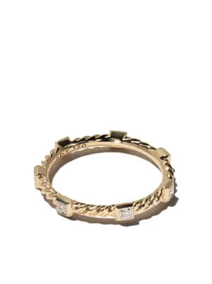 David Yurman 18kt Yellow Gold Angelica Diamond Ring - Farfetch