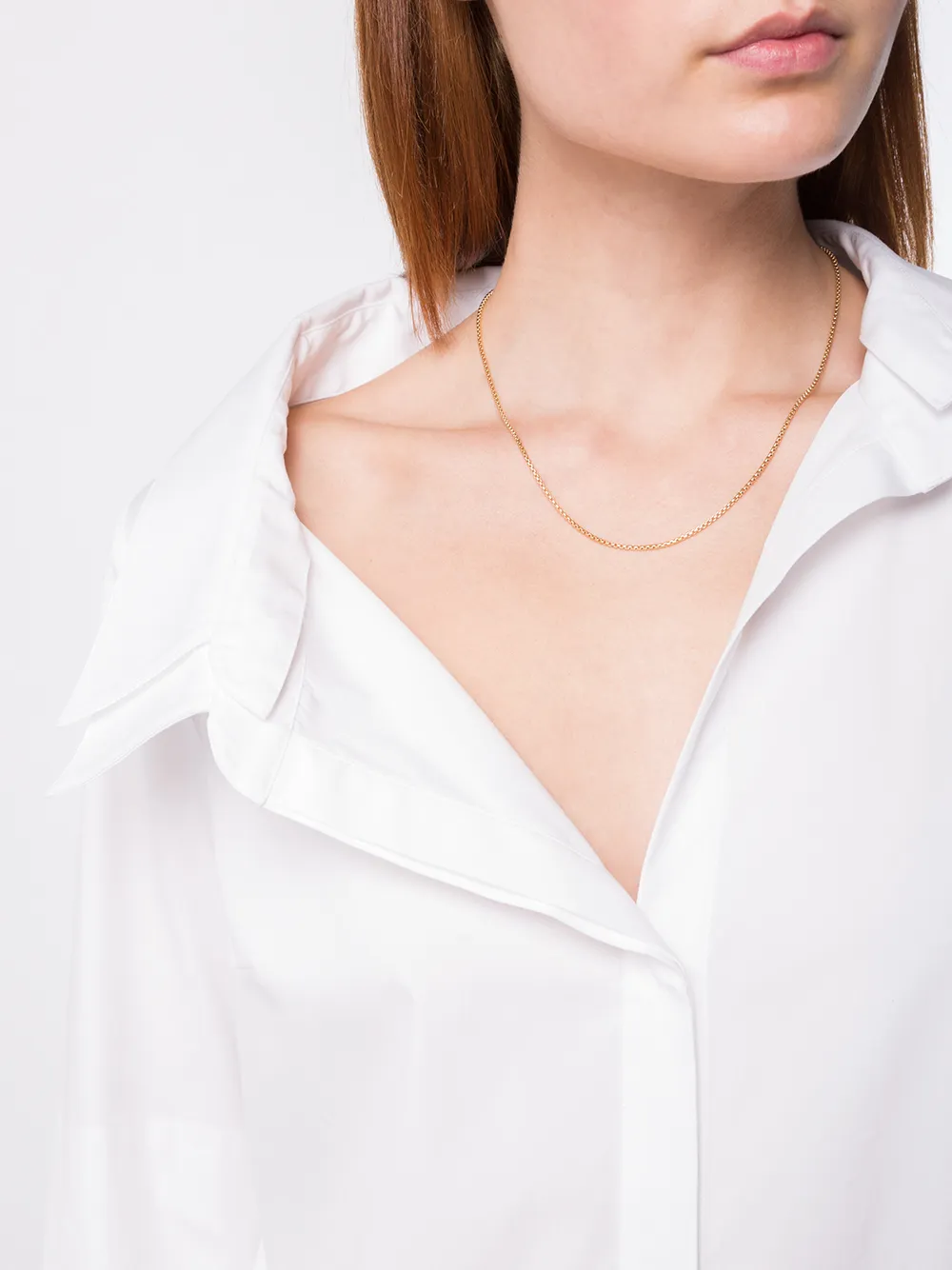 David Yurman box-chain halskæde i 18 karat guld | Image 2