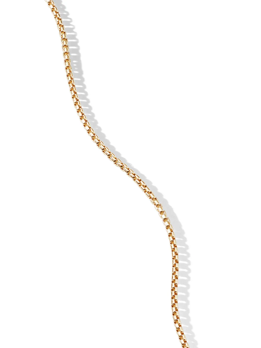 18kt Yellow Gold Box Chain Necklace