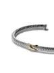 David Yurman 18kt yellow gold X silver cuff bracelet