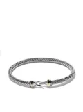 David Yurman 18kt yellow gold and sterling silver Buckle Classic Cable bracelet (4mm)