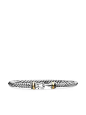 David Yurman Classic Cable ブレスレット 4mm 14Kイエローゴールド