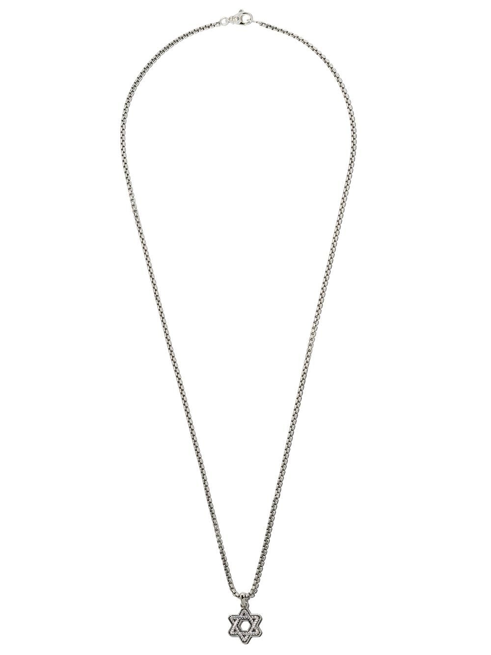 

David Yurman Cable Star of David pendant - SS