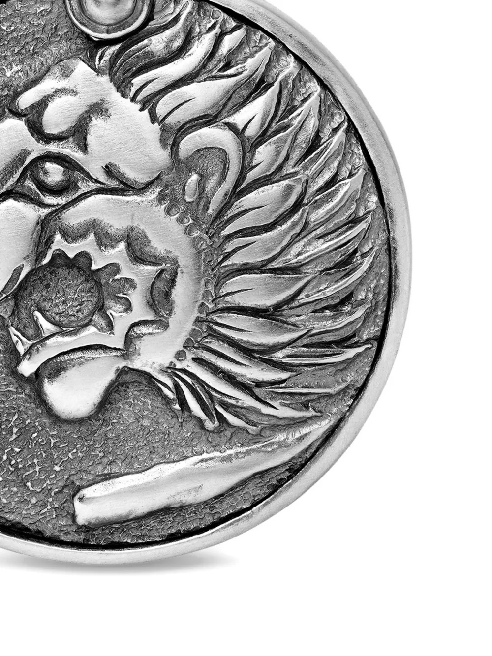 Sterling Silver Petrvs Lion Amulet (35mm)