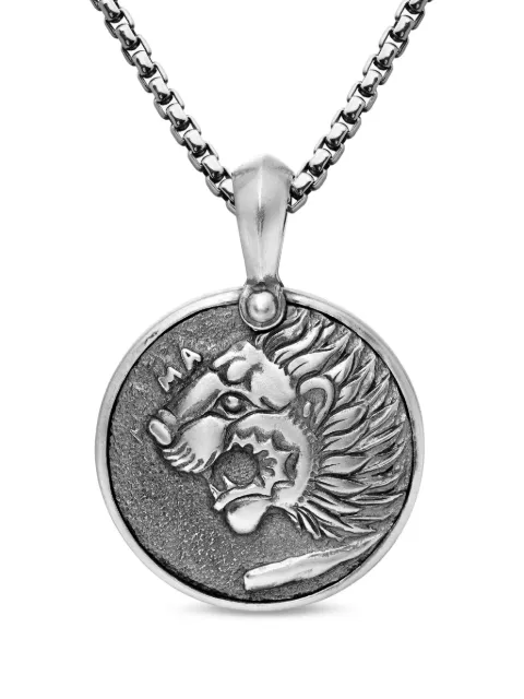 David Yurman sterling silver Petrvs Lion amulet (35mm)