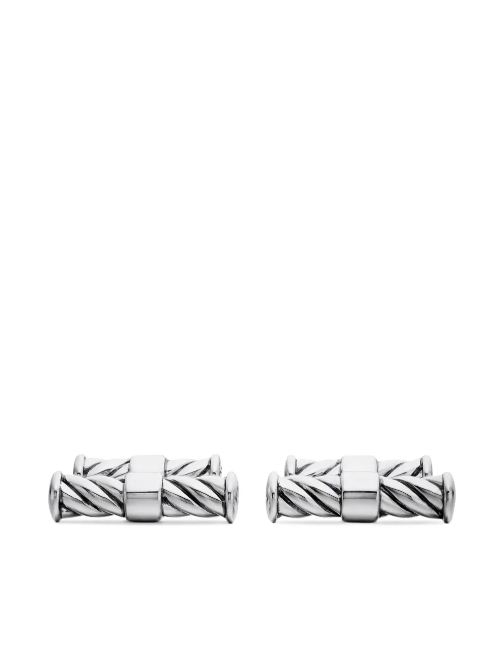 David Yurman sterling silver Cable Elongated cufflinks (22mm) | Silver | Image 1
