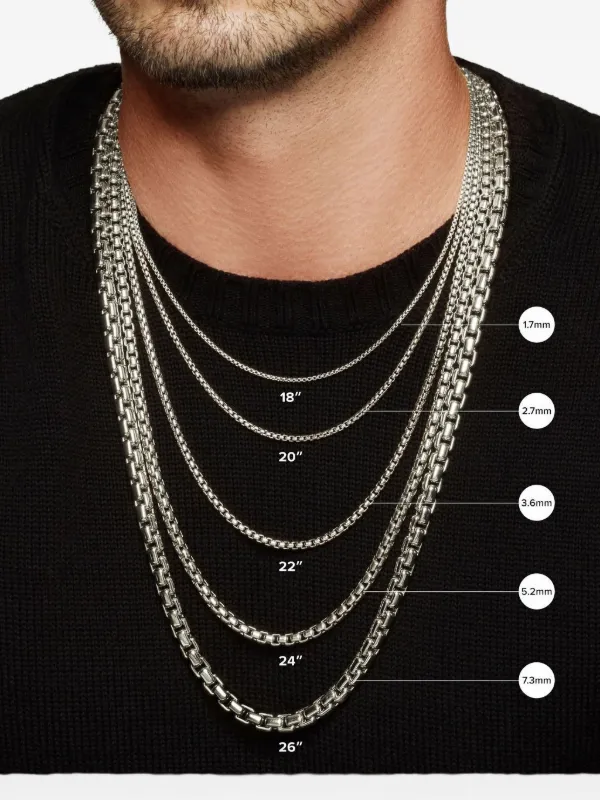 DAVIDYURMAN デヴィッドヤーマン ボックスチェーンネックレス ブラック DAVIDYURMAN デヴィッドヤーマン ボックスチェーンネックレス ブラック