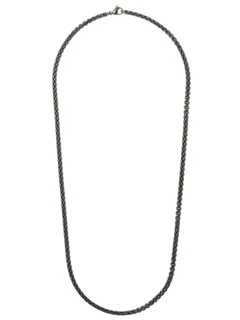David Yurman stainless steel Box Chain necklace (4mm)