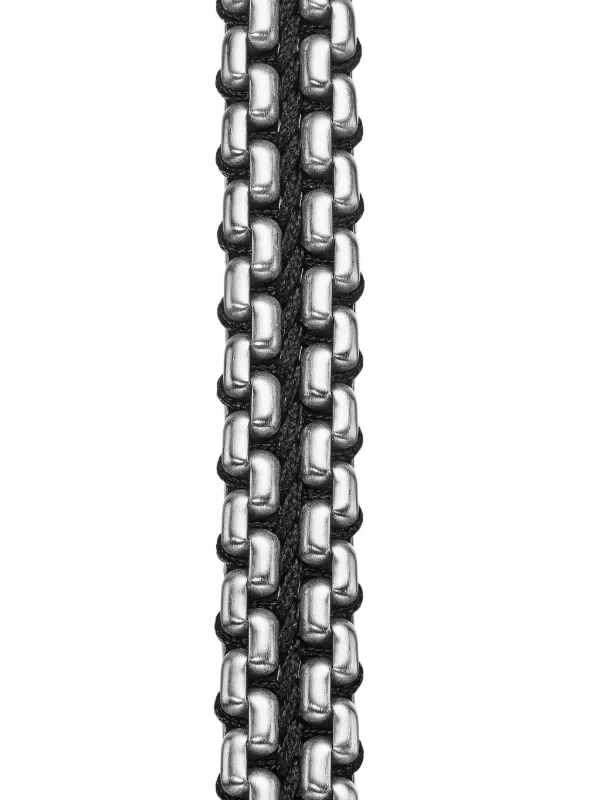 David Yurman Woven Box Chain ブレスレット 12mm スターリング 