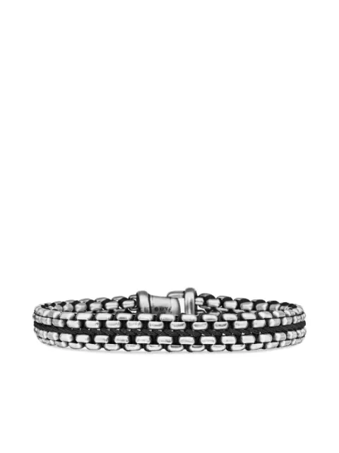 David Yurman sterling silver Woven Box Chain bracelet (12mm)