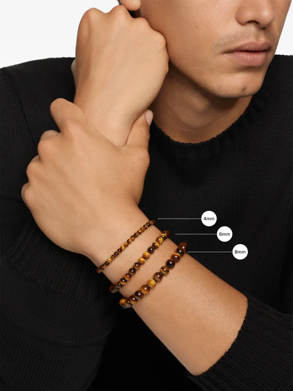 David Yurman Spiritual Beads ブレスレット 8mm スターリング