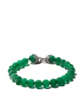 David Yurman sterling silver Spiritual Beads bracelet (8mm) - Green