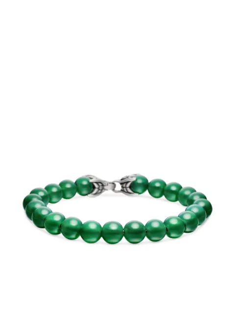 David Yurman pulsera Spiritual Beads en plata de ley de 8mm