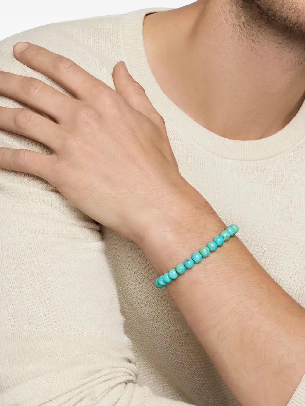 David Yurman sterling silver Spiritual Beads bracelet (8mm) | Image 2