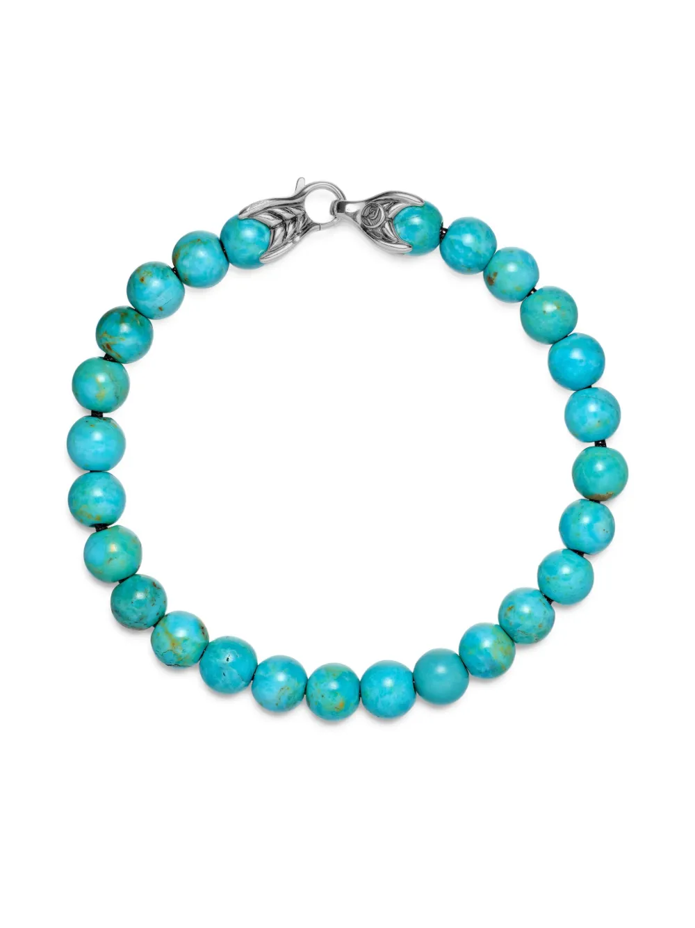 Sterling Silver Spiritual Beads Bracelet (8mm)