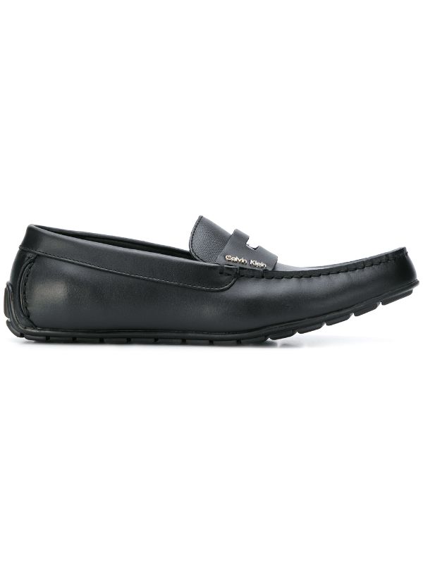 calvin klein grey loafers