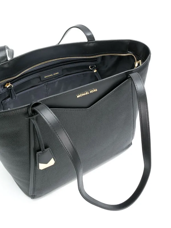 Shop black Michael Michael Kors Whitney large tote with Express ... Shop black Michael Michael Kors Whitney large tote with Express ...