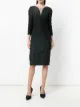 Image 2 of Talbot Runhof midi jacquard dress