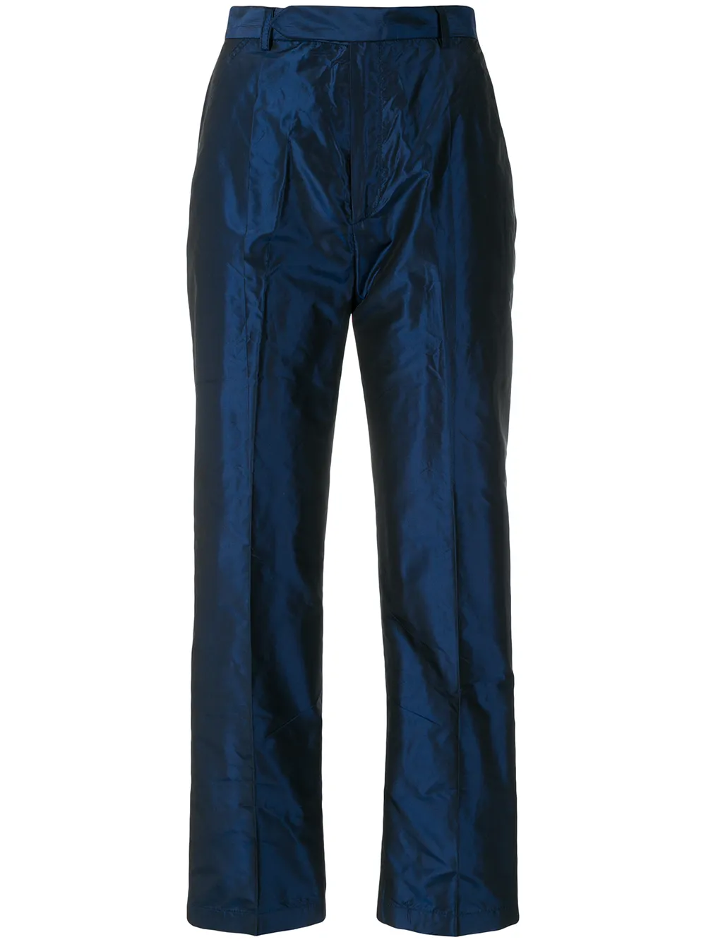 Saint Laurent Pre-Owned straight-leg trousers - Bleu Top Merken Winkel