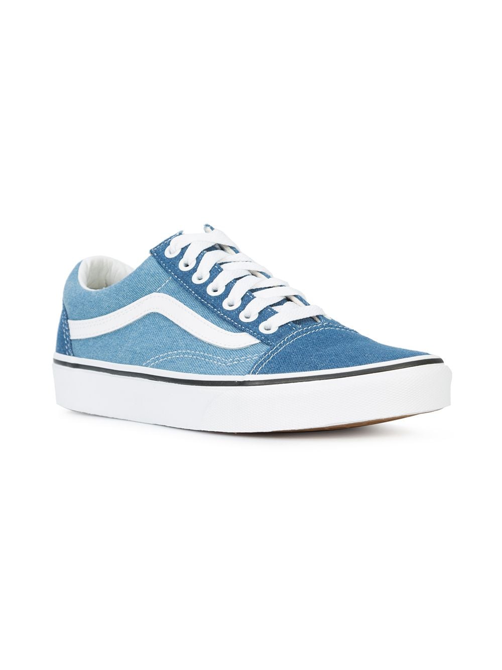 Vans Old Skool denim lace-up sneakers $65 - Shop SS18 Online - Fast  Delivery, Price
