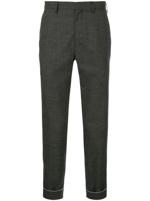 KOLOR KOLOR SLIM-FIT TROUSERS - GREY