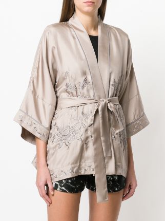 embroidered kimono blouse展示图