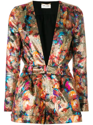 fruit print jumpsuit