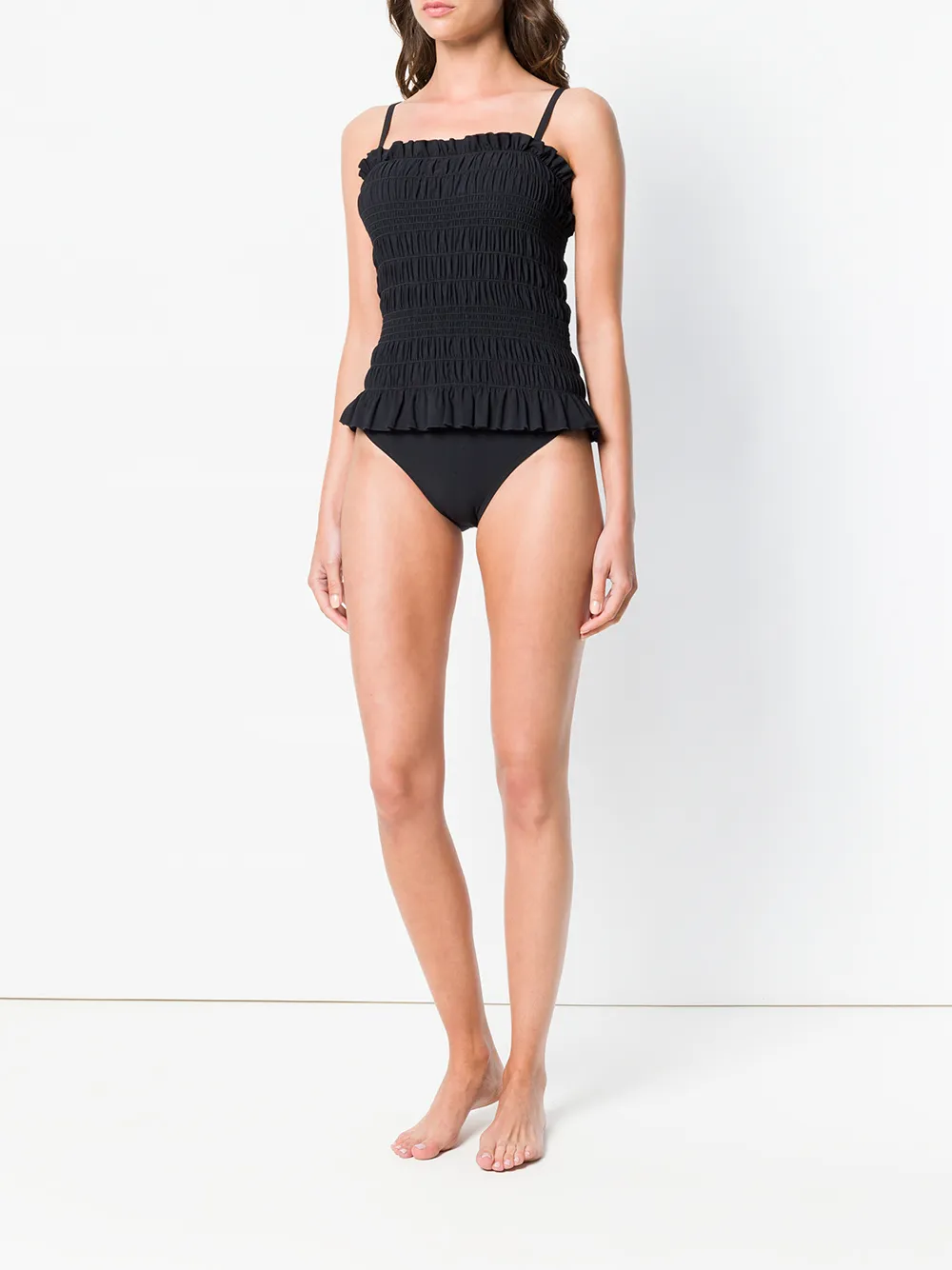 Tory Burch Costa one-piece swimsuit Zwart