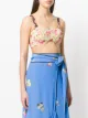 Natasha Zinko floral print bralette