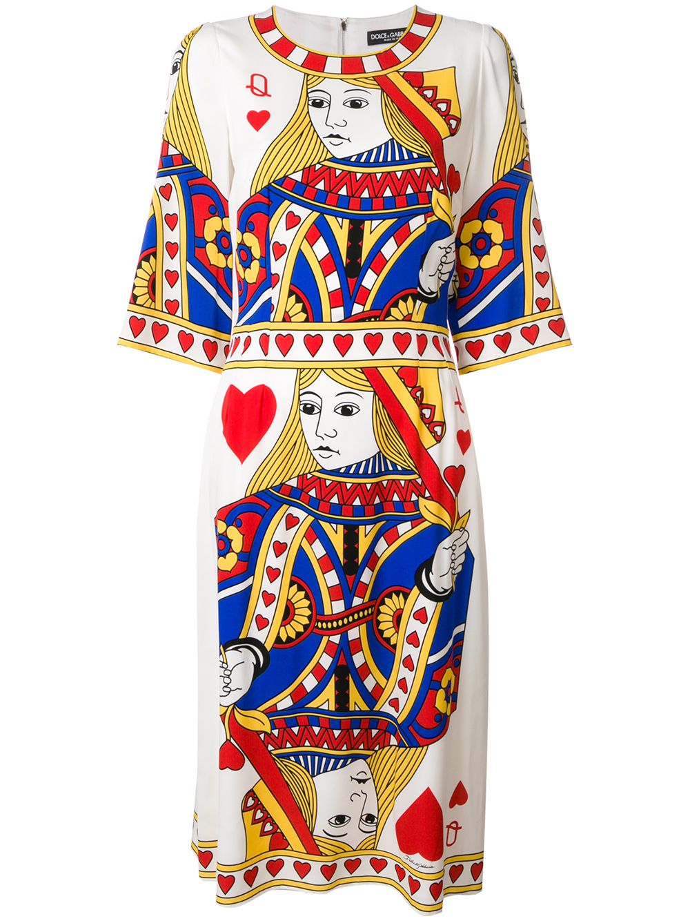 Dolce \u0026 Gabbana queen of hearts dress 