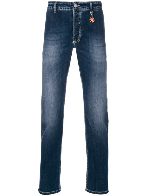 Manuel Ritz faded slim-fit jeans