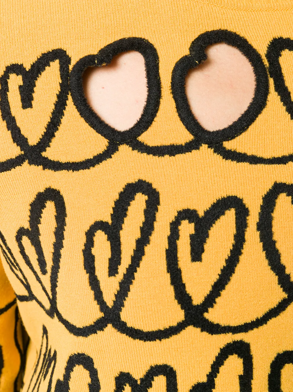 fendi heart sweater