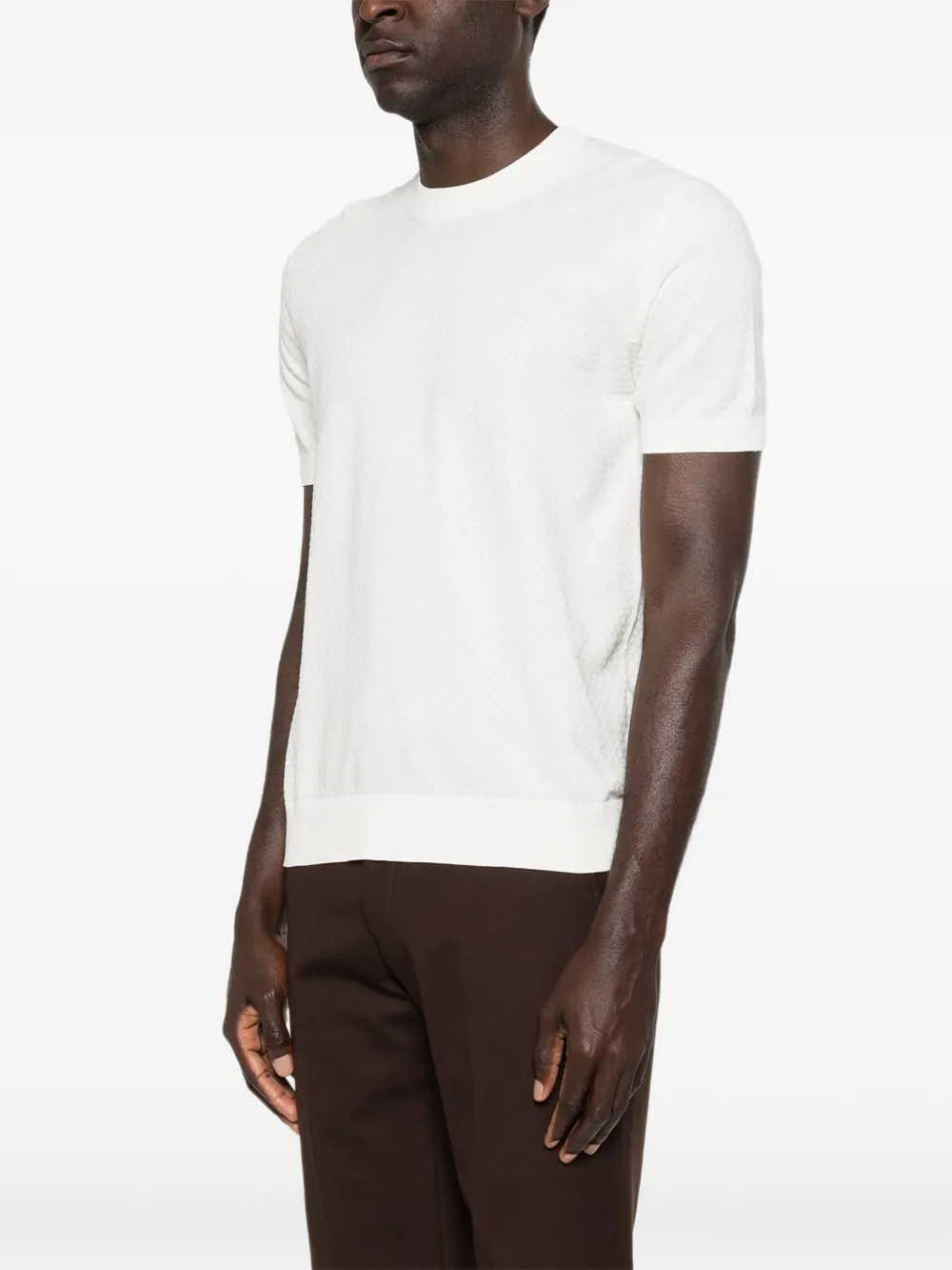  Paolo Pecora Klassisches Poloshirt   Weiß 