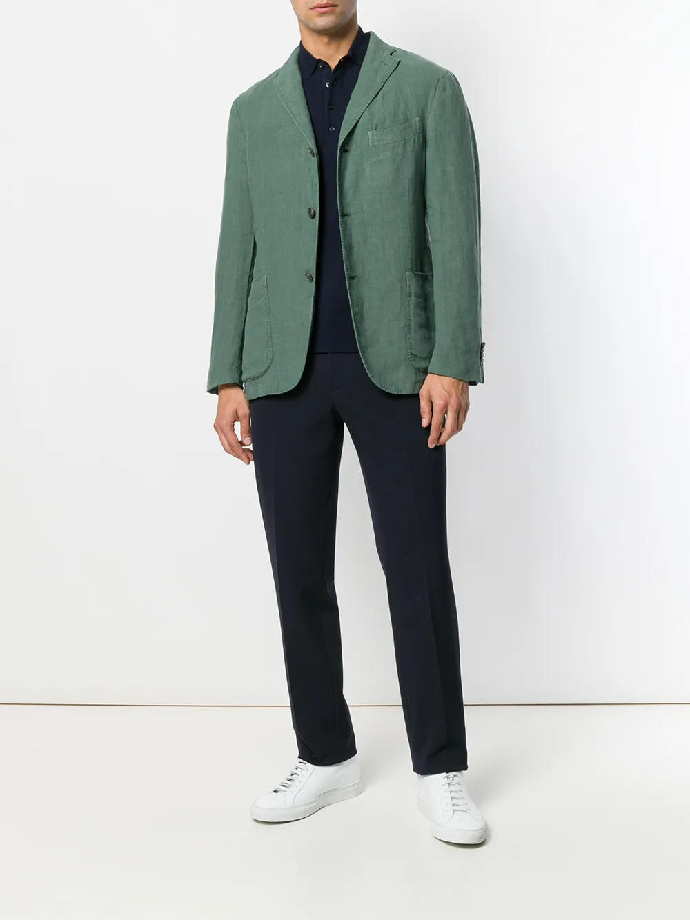 Paolo Pecora plain polo shirt - Blauw